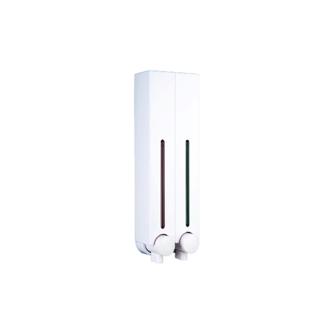Hộp nhấn xà phòng 2 hộc nhựa ABS ATMOR Model: DH-700-2W