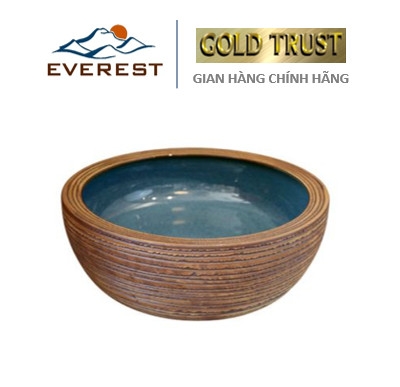 Chậu Lavabo Bằng Sứ Mỹ Thuật EVEREST EV-CĐ17