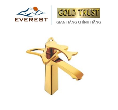 Vòi Nước (Vòi Lavabo) Cao Mạ Vàng EVEREST EV-MV20