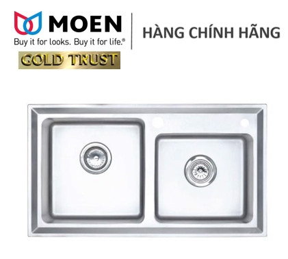 Chậu rửa chén 2 hộc moen model: 22183