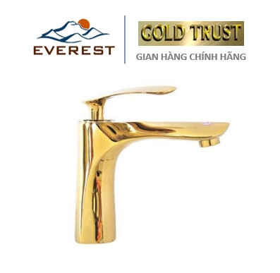 Vòi Nước (Vòi Lavabo) Mạ Vàng EVEREST EV-MV30