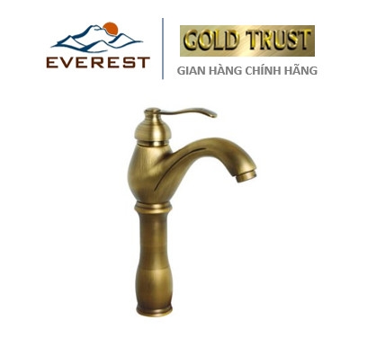 Vòi nước (vòi lavabo) cao bằng đồng EV-3001