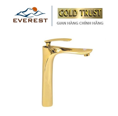 Vòi Nước (Vòi Lavabo) Cao Mạ Vàng EVEREST EV-MV31