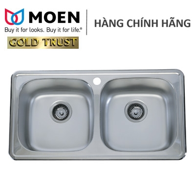 Chậu rửa chén 2 hộc MOEN Model: MCL314