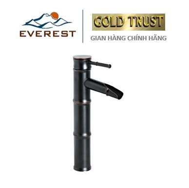 Vòi Lavabo Cao Đồng Đen EVEREST EV-VĐ33