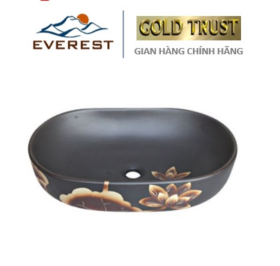 Lavabo Sứ Mỹ Thuật EVEREST EV-CĐ34