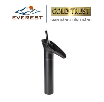 Vòi Lavabo Cao Đồng Đen EVEREST EV-VĐ35