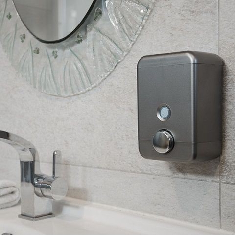 Hộp nhấn xà phòng 1 hộc nhựa ABS ATMOR model: DH-900VP