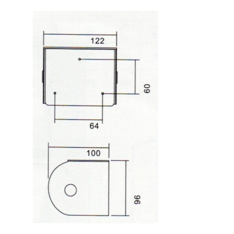 Trục giấy vệ sinh inox SUS 304 ATMOR model: TD-1122A