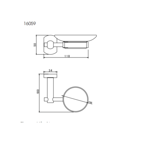 Khay xà phòng ATMOR model: 16059