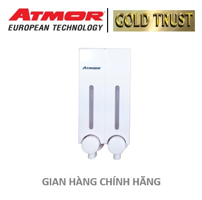 Hộp Nhấn Xà Phòng 2 Hộc Nhựa ABS Atmor Model: DH-725-2W
