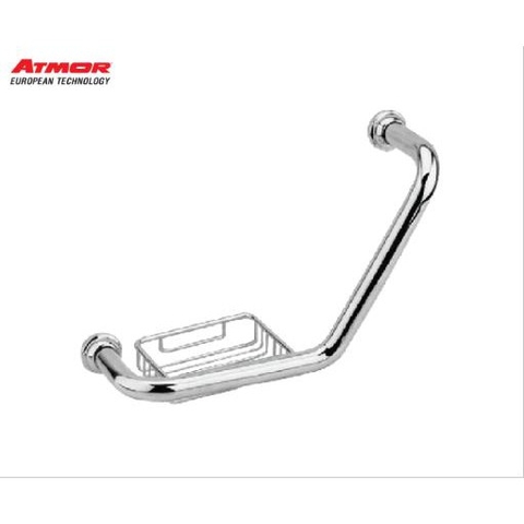 Tay vịn & khay xà phòng inox ATMOR Model: 8009