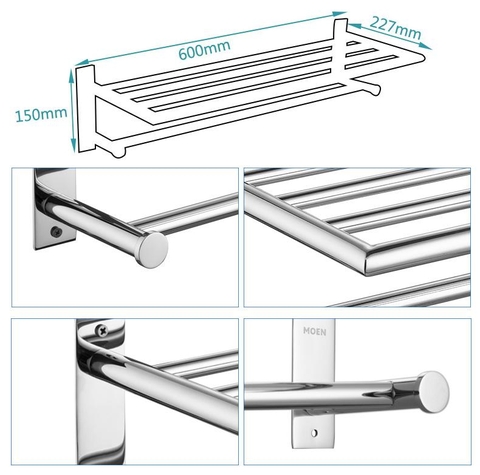 Thanh vắt khăn 2 tầng MOEN - Bella Model: ACC1901SLP