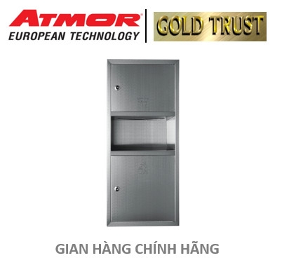 Hộp đựng giấy âm tường - Inox SUS 304 ATMOR Model: 8128
