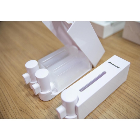 Hộp nhấn xà phòng nhựa ABS ATMOR Model: DH-725-1W