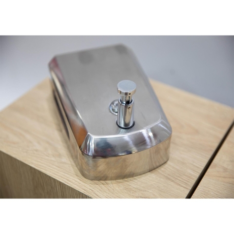 Hộp nhấn xà phòng inox SUS 304 ATMOR Model: 8114