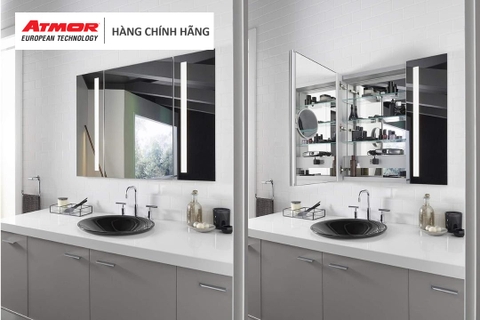 Tủ gương đèn LED phòng tắm ATMOR model: YSJ-A10
