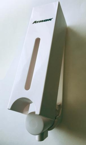 Hộp nhấn xà phòng nhựa ABS ATMOR Model: DH-725-1W