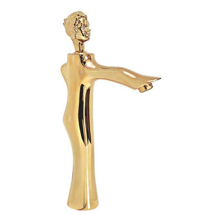 Vòi Nước (Vòi Lavabo) Cao Mạ Vàng EVEREST EV-MV16