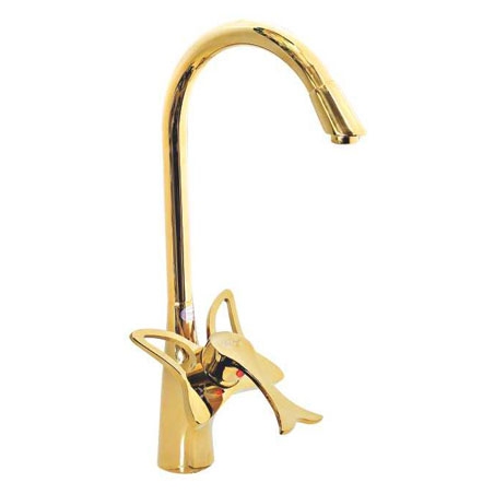 Vòi Chén - Vòi Lavabo Mạ Vàng EV-MV21