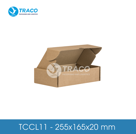 Combo 1000 Hộp carton TRACOBOX TCCL11 - 255x165x20 mm