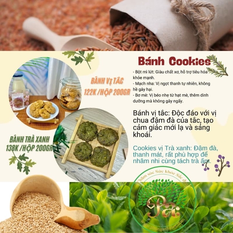 Bánh Cookies dưỡng sinh