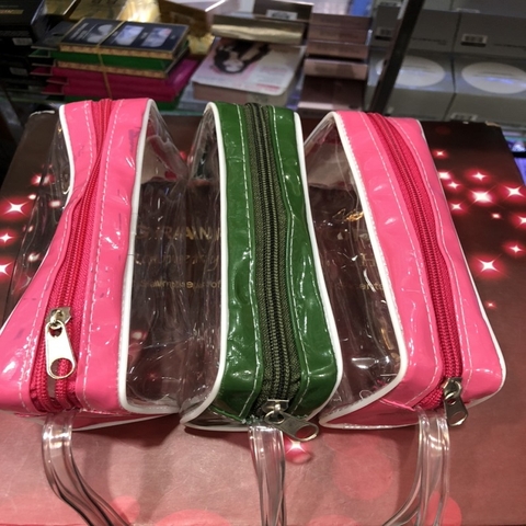 Túi trang điểm trong màu trơn