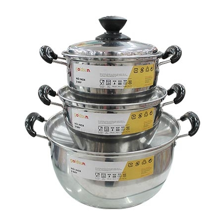 Bộ nồi Goldsun GE21-3306SG*