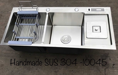 Chậu rửa bát 2 hố cân có bàn H10045-DR