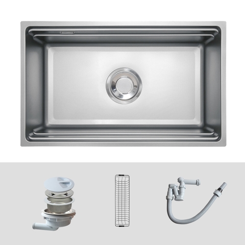 Chậu rửa bát 1 hố Kluger KG7044FS Basic