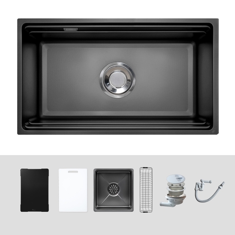 Chậu rửa bát 1 hố Kluger KG7644FB Plus