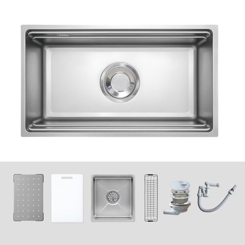 Chậu rửa bát 1 hố Kluger KG7644FS Plus