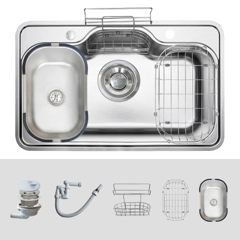 Chậu rửa bát 1 hố Kluger KT8050FS – S80 Plus