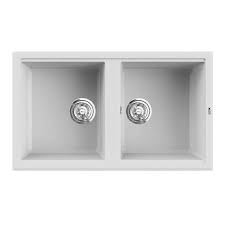 Chậu rửa bát Konox Phoenix 860 - White Silver