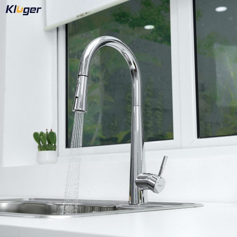 Vòi rửa bát rút dây Kluger KLF0009C