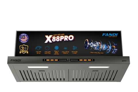 Máy hút mùi âm tủ Fandi FD X88PRO nhập khẩu Malaysia