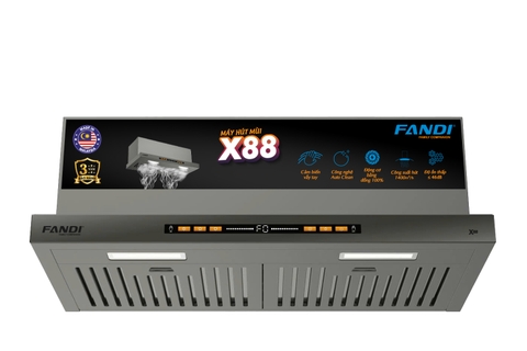 Máy hút mùi âm tủ Fandi FD-X88 nhập khẩu Malaysia