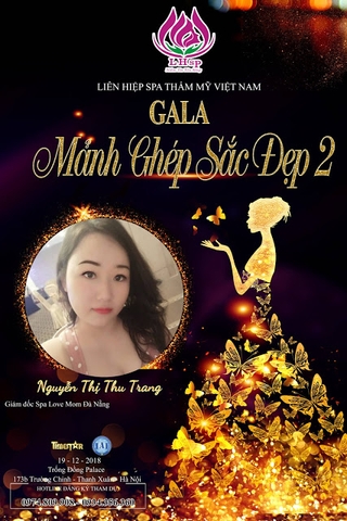 MRS. NGUYỄN THỊ THU TRANG - GIÁM ĐỐC SPA LOVE MOM ĐÀ NẴNG THAM DỰ BUSINESS BEAUTY STAR AWARDS 2018