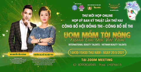 Chính thức công bố hội đồng thi và đề thi chương trình 'Ươm mầm tài năng ngành làm đẹp Việt Nam'