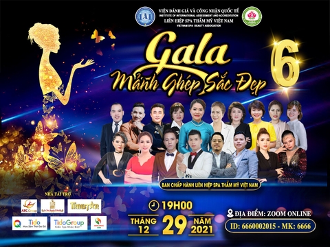 Dàn khách VIP đổ bộ tham gia chương trình “Gala Mảnh ghép sắc đẹp 6” trên nền tảng Zoom Online