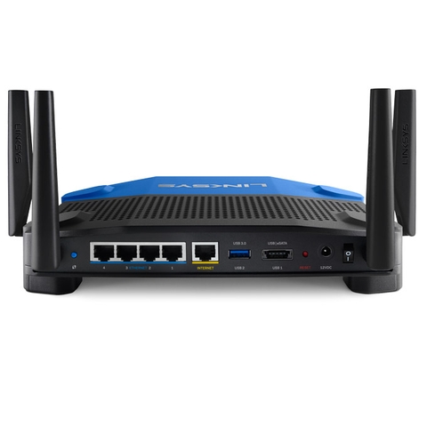 Linksys AC1900 Mbps wireless/(2.4Ghz và 5 Ghz), 802.11 AC)/WRT1900ACS/Đen