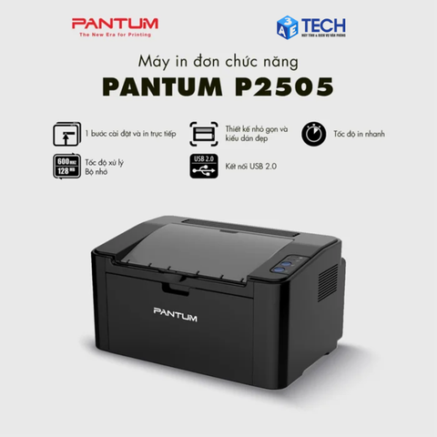 Máy in laser đơn năng Pantum P2505/P2505W