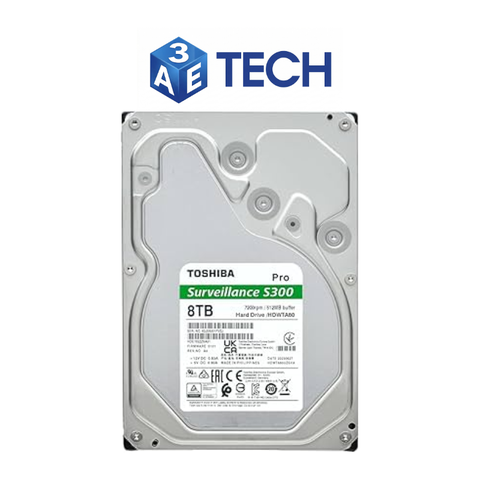 Ổ cứng HDD Toshiba S300 Pro 8TB 7200RPM, SATA, 512MB Cache (HDWTA80UZSVA)
