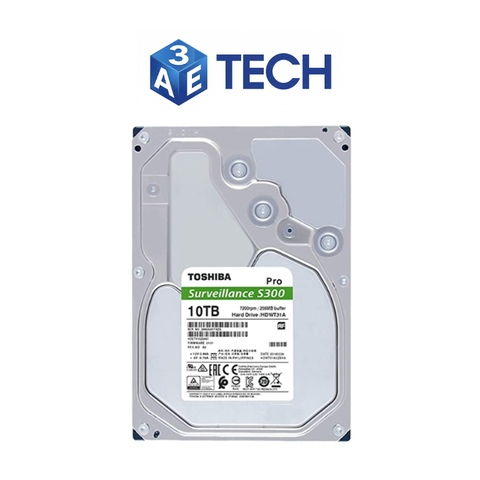 Ổ cứng HDD Toshiba S300 Pro 10TB 7200RPM, SATA, 512MB Cache (HDWTA1AUZSVA)