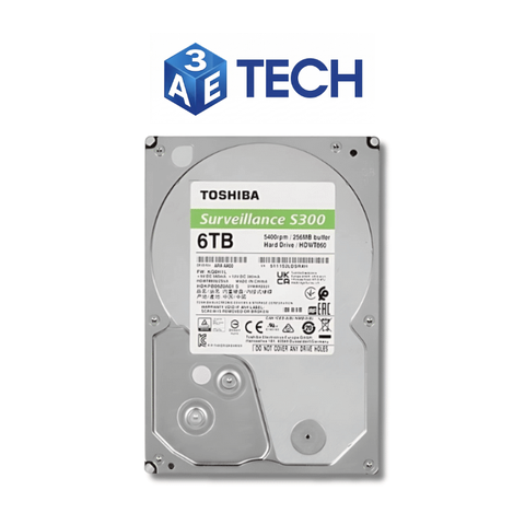 Ổ cứng HDD Toshiba S300 HDWT860UZSVA 6TB (3.5Inch/ 5400rpm/ 256MB/ SATA3)