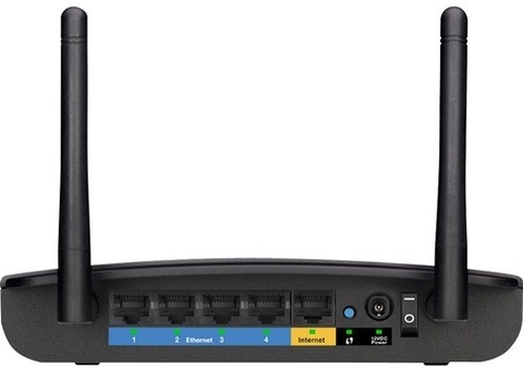 Linksys 300Mbps Wireless N Router/(2.4GHz, 802.11b/g/n)/E1700/Đen