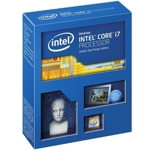 Intel® Core™ i7 - 5820K 3.30GHz up to 3.6GHz / (6/12) / 15MB / NONE GPU / Socket 2011-v3 (chưa quạt)