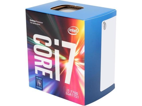 CPU Intel Core i7 7700 (Up to 4.2Ghz/ 8Mb cache) Kabylake