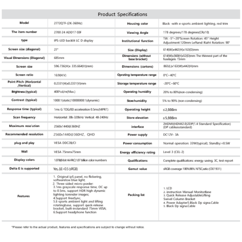 Màn hình Inspur IIP270QT