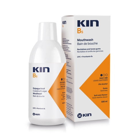 Nước súc miệng Kin B5 chăm sóc răng miệng gia đình toàn diện (500ml)